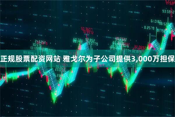 正规股票配资网站 雅戈尔为子公司提供3,000万担保